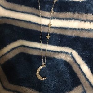 Star and moon necklace